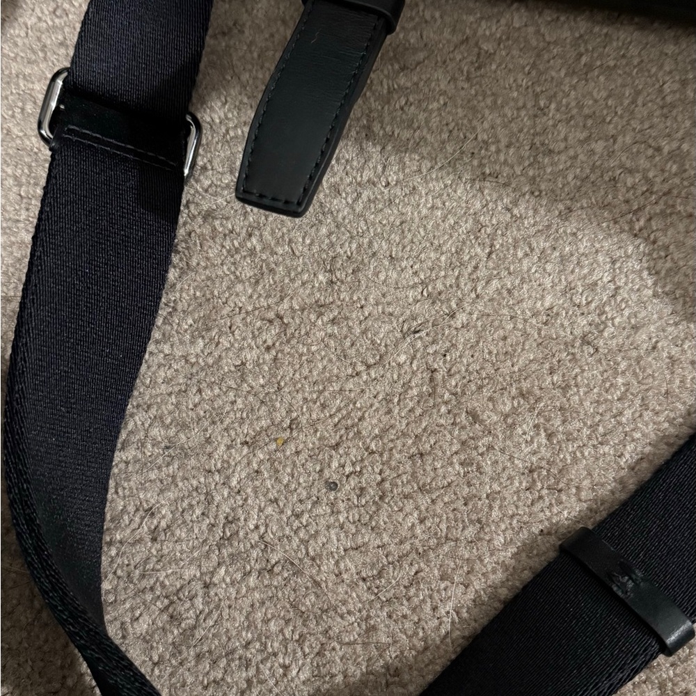 Burberry Black and Brown Plaid Messenger Bag - Picture 4 of 7